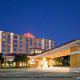 Main Entrance View at Hilton Garden Inn in Orlando, Florida. Enjoy quality accommodations in this charming location during your New Years Family Getaway.