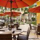 Outdoor Cafe View at Hilton Garden Inn in Orlando, Florida. All you need is at your fingertips while on Memorial Day vacation to Orlando.
