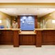 Holiday Inn Express and Suites Mt. Pleasant front desk