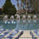 Outdoor Water pool at the Disneyland Howard Johnson Hotel in Orlando, Florida.