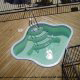 Hot Tub View At Los Lagos Resort In Hot Springs Village, AR.