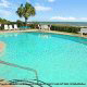Sparkling pool overlooking the Atlantic ocean at The Best Western Carolinian in Myrtle Beach