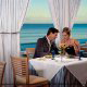 Enjoying a romantic getaway at the Cafe Malfi inside the Myrtle Beach Hilton Resort.