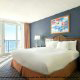 King size 1 bedroom suite at the the Hilton Beach Resort in Myrtle Beach