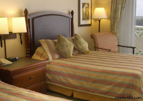 Double Bed Room at Mystic Dunes Resort & Golf Club in Orlando, Florida.