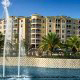 Panoramic View with Water Fountains at Mystic Dunes Resort & Golf Club in Orlando, Florida.