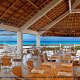 Restaurant View at NH Krystal Cancun Resort in Cancun, Mexico. Start your day with a fresh cup of coffee while on Thanksgiving Family Vacation.