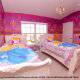 Princess Themed Bedroom at Best Western Lakeside Hotel in Orlando, Florida.