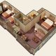 Quality Suites - Royal Parc 2 bedroom floor plan