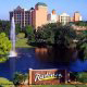 Bird Eye View at the Radisson Worldgate Resort in Orlando, Florida. Choose it for your perfect last minute Memorial Day Getaway.