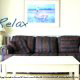 Nicely Furnished Living Room At Royal Garden Resort In Myrtle Beach, SC.