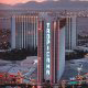 Bird Eye view of the Tropicana Hotel and Casino in Las Vegas, NV. Grab the opportunity for a helicopter flight during your Valentines Day Getaway.