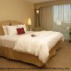 Beautiful Hotel Room with King Bed at Crowne Plaza Hotel Orlando - Universal at Orlando, Florida.