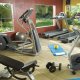 PreCorÂ® equipped fitness center including cardio equipment, hand weights, water and towel service.