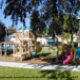 Playground area for the kids at The Florida Vacation Villas shows its family friendly appeal.