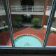 Elevator view of the courtyard at the Wild Wing Resort in Myrtle Beach South Carolina.