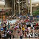 Humongous water park picture with many guests at the Wilderness Stone Hill Lodge in Pigeon Forge Tennessee.