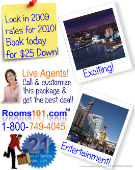 Rooms101.com has the best rates for Atlantic City, New Jersey Vacation Romantic Getaways